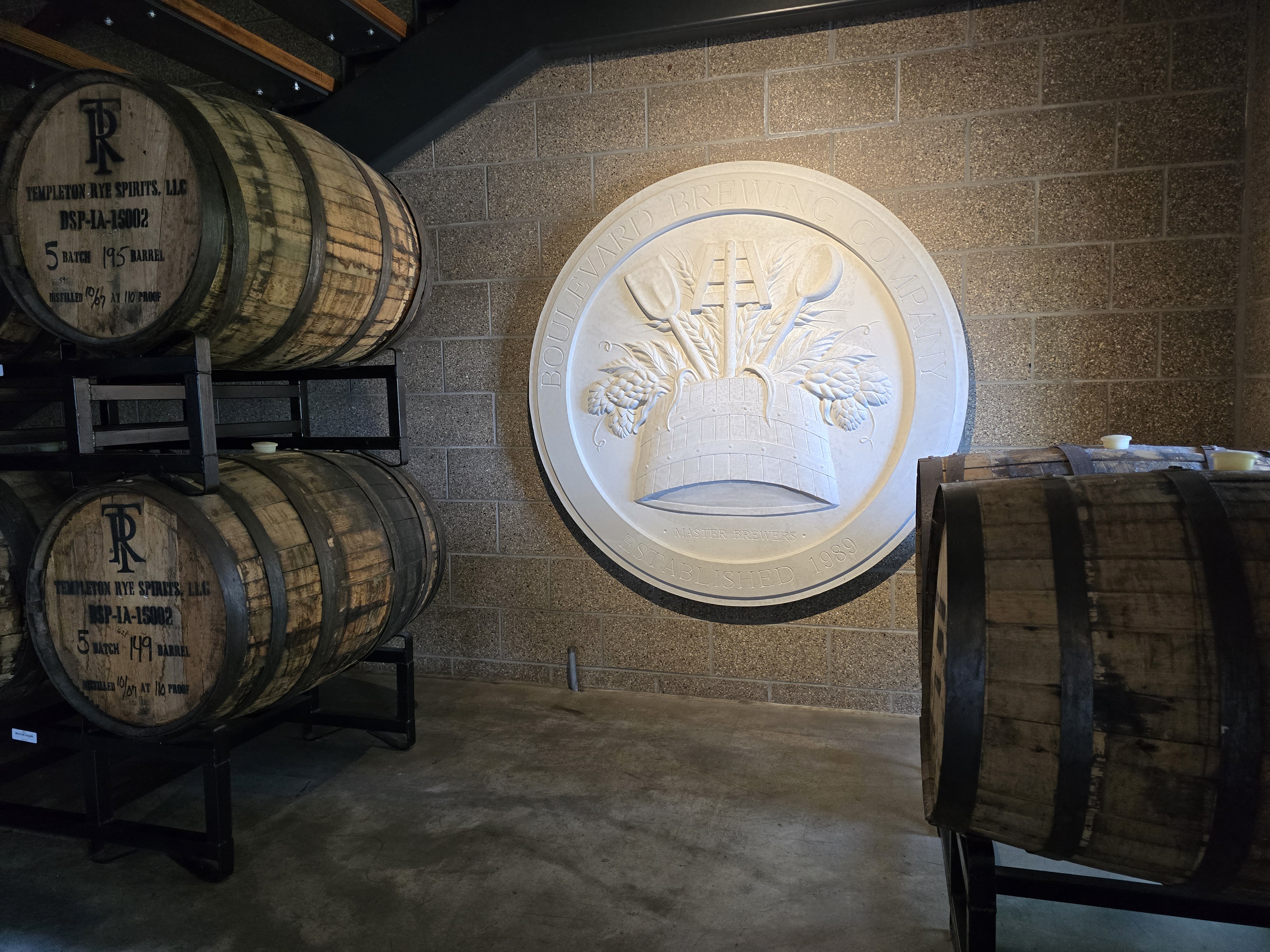Interior photo of Boulevard Brewing Co.